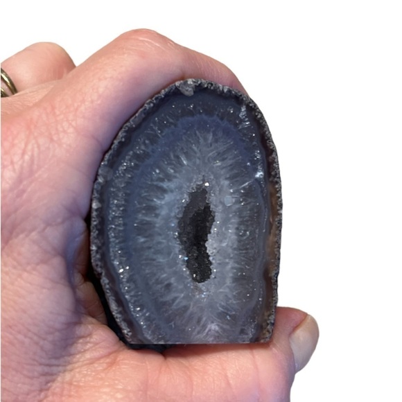 Polished Geode with Crystal Center - Picture 3 of 5